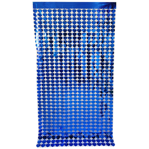 Cortina con flecos de papel de aluminio y corazón de melocotón, decoración de ventanas de fiesta, color <span class=keywords><strong>oro</strong></span> rosa, versión completa - Product Image 3
