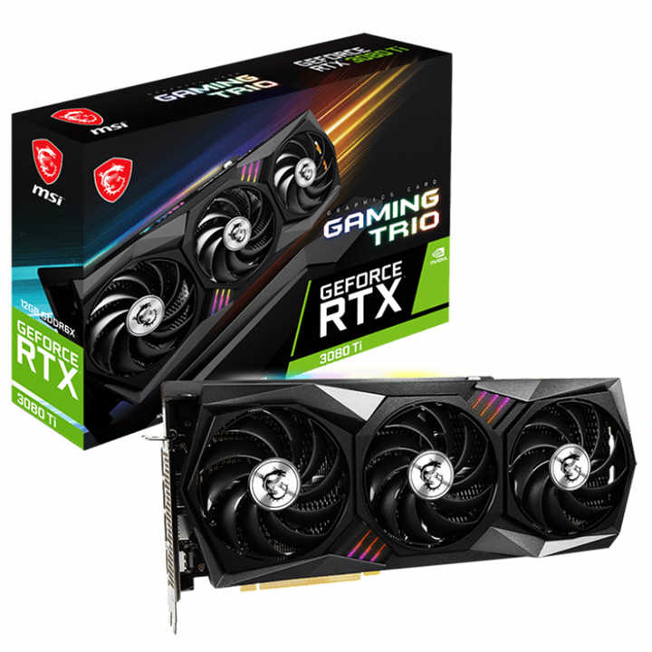 MSI NVIDIA GeForce RTX 3080TI GAMING TRIO12G使用済みグラフィック 