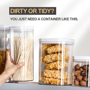 Anjuke 6 Piece cao <span class=keywords><strong>c</strong></span>ấp rõ ràng kín thự<span class=keywords><strong>c</strong></span> phẩm lưu trữ Spaghetti ngũ <span class=keywords><strong>c</strong></span>ố<span class=keywords><strong>c</strong></span> container Set bé thự<span class=keywords><strong>c</strong></span> phẩm lưu trữ container - Product Image 3