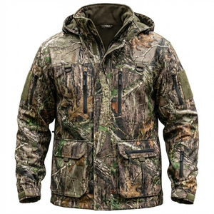 Custom Polyester Nylon 3 in 1 <b>Waterproof</b> <b>Jacket</b> <b>Camo</b> Multi Pocket Durable All Weather Hunting Outdoor Wholesale Bulk Men <b>Jacket</b> - Product Image 2