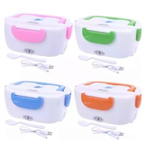 新しいホット販売プラスチック内部電気自己発熱漏れ防止弁当食品ウォーマーコンテナ2024 - Product Image 2