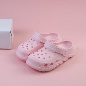 <span class=keywords><strong>Sandales</strong></span> <span class=keywords><strong>Crocs</strong></span> pour enfants, chaussures d'été antidérapantes blanches pour garçons, taille 4-6 ans, pour la plage et l'intérieur - Product Image 2