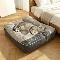 Lit orthopédique pour chien sur mesure, rembourré et épais, protection de la colonne vertébrale, canapé-lit pour animaux de compagnie, amovible et lavable, pour grands chiens