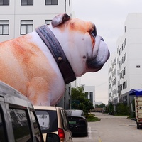 Fabricant fournit une énorme publicité de haute qualité 6m mascotte gonflable personnalisée de dessin animé de chien