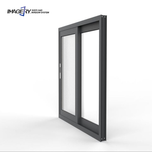 Trung Quốc Nhà sản xuất thương mại an ninh đôi kính nhôm cửa sổ trượt cho ban công - Product Image 1