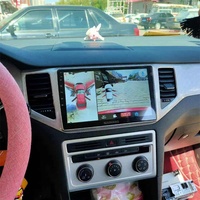 MAIHANG untuk Bingkai Kamera Panorama 360 Derajat ABS Clip-On untuk Mobil, Fascia Bodykit Pemutar DVD dengan Bantuan Mundur