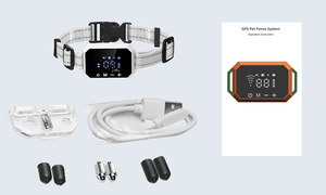 Sistema de valla <span class=keywords><strong>invisible</strong></span> inalámbrica para mascotas de hasta 3280 pies con Gps para perros grandes, deja de ladrar, <span class=keywords><strong>collar</strong></span> de entrenamiento de descarga eléctrica inteligente para perros - Product Image 6