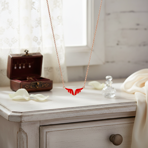 Ángel diseño esmalte colgante venta al por Mayor turco hecho a mano 925 joyería de plata esterlina - Product Image 3