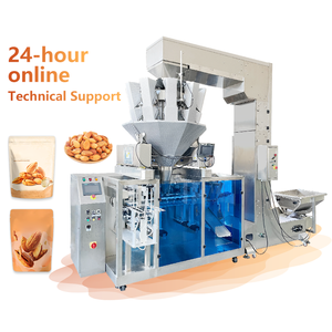 Fully Automatic Granule Almonds Pistachios Nuts Zipper Bag Packing Machines Filling Sealing <b>Stand</b>-up Bag Packaging Machine - Product Image 1