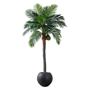 Chất lượng cao trang trí trong nhà ánh sáng lên cây cọ ngoài trời cây dừa nhân tạo cho trong nhà ngoài trời khách sạn trang trí nội thất - Product Image 6