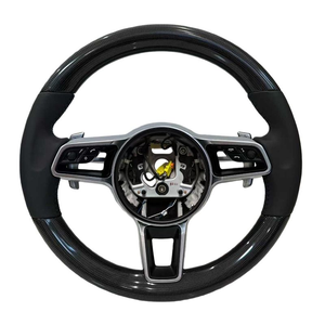 Volant en fibre de carbone pour <span class=keywords><strong>Porsche</strong></span> 911 996 Cayenne 958 718 Boxster 918 Cayman Macans Panamera Taycan <span class=keywords><strong>GT3</strong></span> <span class=keywords><strong>RS</strong></span> 970 GT2RS - Product Image 1