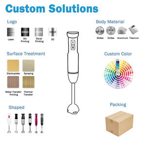 Mixeur plongeant portable professionnel 4-en-1 haute puissance avec contrôle automatique de la vitesse et système anti-fuite pour usage domestique - Product Image 6