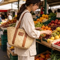 Sacs en paille pour femmes, vente en gros d'usine, personnalisation de marque de luxe, usine de fabrication de la même génération, personnalisation par un designer, sur mesure