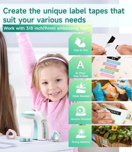 Phomemo <span class=keywords><strong>Omega</strong></span> S Vintage 3D Embosser E975 Machine de fabrication d'étiquettes en relief avec <span class=keywords><strong>10</strong></span> rouleaux de rubans Imprimante d'étiquettes portable Old School - Product Image 6