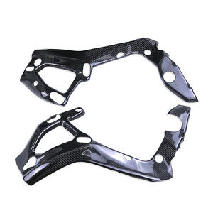 Cubierta de cuadro ligera de fibra de carbono 3K 2x2 con tejido de sarga y fijación directa para S1000RR 2019-2025 - Product Image 6