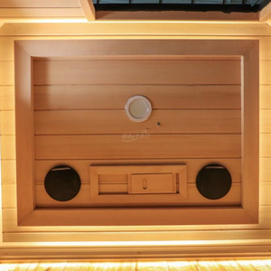 Promotion : Cabine de Sauna de Luxe Intérieure pour 1-2 Personnes avec Chauffage Traditionnel en Bois Massif pour Villas - Product Image 6