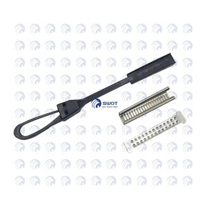Nhà máy cung cấp thả dây Cáp kẹp treo Cáp kẹp thép không gỉ và nhựa <span class=keywords><strong>tensor</strong></span> thả Solo plastico cho FTTH - Product Image 3