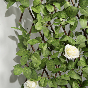 Foglia piante vite verde muro artificiale di colore verde naturale pastorale recinzione retrattile - Product Image 3