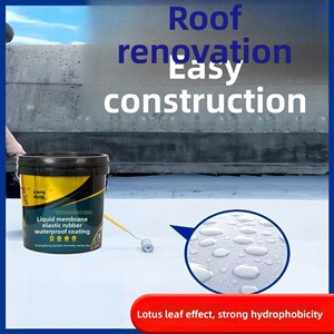 Revestimiento Impermeable de Poliuretano y Asfalto para Techos, Paredes Exteriores y Casas Planas, Prevención de Grietas y Reparación de Fugas con Núcleo de Goma - Product Image 5