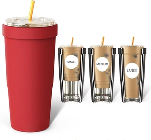 Vaso Térmico Aislado de Acero Inoxidable Moioco de 30 oz, Ideal para Oficina, Campamento y Actividades al Aire Libre - Product Image 1