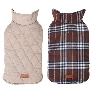 Vestiti per cani invernali personalizzati giacca per animali domestici calda abbigliamento impermeabile Designer cappotti per il freddo del cane