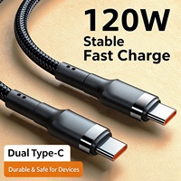 Câble USB-C 3.1 magnétique tressé en nylon, charge rapide, synchronisation des données 480 Mbps, pour téléphones iOS/Android, ordinateurs portables et ordinateurs, 1m – Prix direct usine