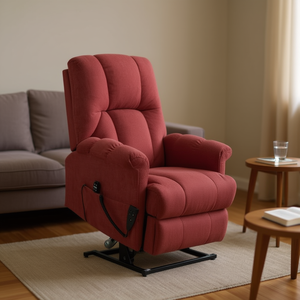 Fauteuil inclinable électrique à double moteur avec massage chauffant, positionnement infini, équipement de réadaptation pour l'arthrite - Product Image 2