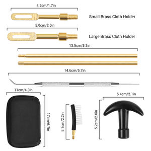 ชุดทำความสะอาดปืนอเนกประสงค์ขนาด .22 9 มม. .357 .38 .40 10 มม. และ .45 พร้อมกล่องพกพาแบบ EVA - Product Image 2