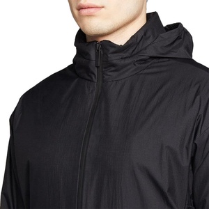 Chaqueta Cortavientos Deportiva de Nailon Informal de Moda OEM, Impermeable, con Logotipo Personalizado Estampado para Hombre - Product Image 3