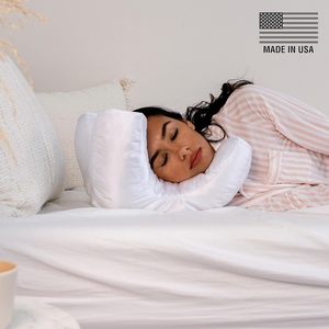 U Shape <b>Neck</b> Support <b>Pillow</b> Ultra Soft Cotton Filled For Deep Sleep Anti Stiff <b>Neck</b> Beauty Care - Product Image 2