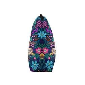Bolsa de Cosméticos Portátil de Viaje para Mujer, con Diseño Floral, Bolsa de Aseo Pequeña con Cierre Negro, Fábrica con Certificación BSCI - Product Image 5
