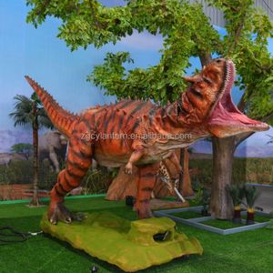Dinosaure animatronique personnalisable de haute qualité grandeur nature pour parc d'attractions, Carnotaure féroce de la période jurassique - Product Image 1