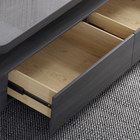 Ensemble table basse et meuble TV carré en bois, design moderne et luxueux, durable, avec plateau en pierre frittée et rangement, pour salon et maison