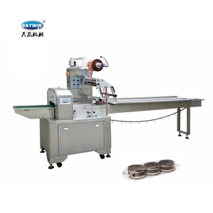 Factory Price Full Automatic Flow Pack Biscuit And Foodstuff Vacuum Horizontal Packing Machine