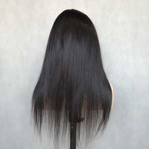 Parrucca Protesica Medicale Personalizzata per Donna Annodata <span class=keywords><strong>a</strong></span> Mano con PU Perimetrale in Capelli Umani Vergini Raw al 100% Non Trattati, Lisci e di Colore Nero Naturale - Product Image 3