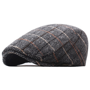 Người Đàn Ông Mùa Đông Ivy <span class=keywords><strong>Hat</strong></span> Bán Buôn Retro Dày Màu Sắc Ấm Áp Lưới Anh Beret Ivy <span class=keywords><strong>Hat</strong></span> - Product Image 6