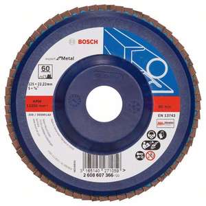 BOSCH - 2608607361 Disque à lamelles X551 ''Expert for Metal'', droit-EAN 3165140271011 ABRASIVES - Product Image 1