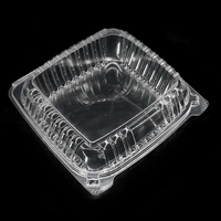 Boîtes à gâteaux transparentes en gros petit emballage en plastique pour gâteau sandwich oreiller biscuit boîte de 0.3mm d'épaisseur
