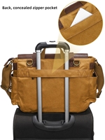 Sac à bandoulière vintage en cuir de vachette pour homme, sac à main à bandoulière unique, couche supérieure, porte-documents, sac souple
