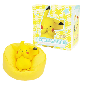 100% Authentique Henan Anime Lot de 6 figurines mystères Pokémon endormis Casual Time Paper Mini figurines à l'échelle 1/12 Jouet de collection - Product Image 4