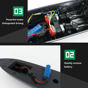 Flytec V005 Crocodile Head Re05, Barco a Control Remoto 2.4G con Cabeza de Cocodrilo, Juguete Acuático Eléctrico para Piscina, Lago o Estanque - Product Image 4