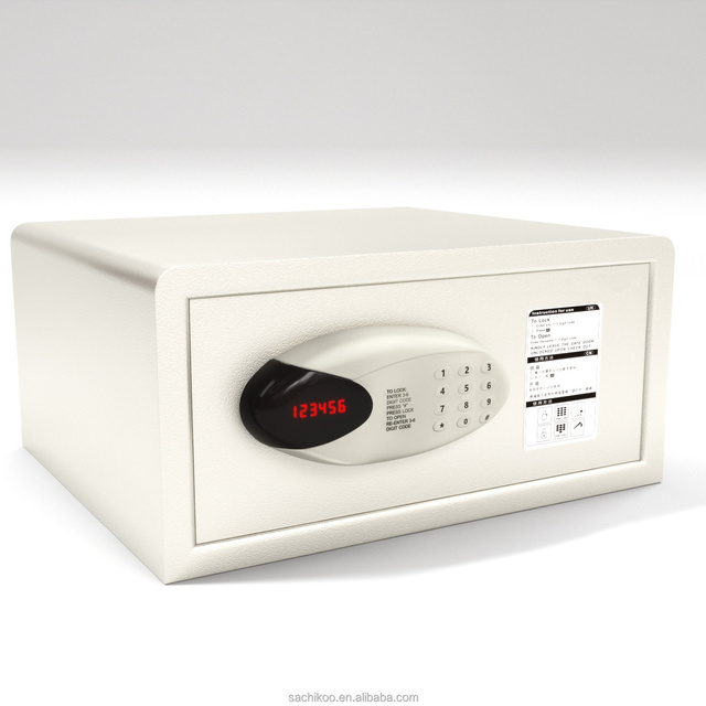 High Quality Fireproof Digital Password Electronic Safe Box with Smart Security Automatic Home Safes Featuring Key Lock