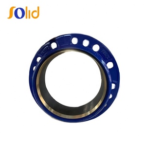 Adattatore a Flangia Rapida in Ghisa Sferoidale per Tubi in <span class=keywords><strong>PVC</strong></span>/PE con Anello in Ottone - Product Image 3