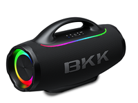 Enceinte Bluetooth portable BKK Outdoor Subwoofer Auracast 150W, basses profondes, étanche IP65, enceinte HIFI pour fêtes