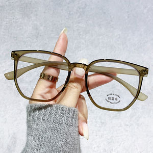 TR卸売ファッショナブルなアンチブルーライト飛散防止眼鏡フレーム新スタイル男性用近視メガネ無地ライト - Product Image 6