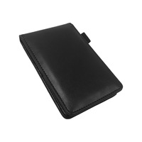 Bloc-notes A7 en PU avec porte-stylo, fente pour cartes multifonctionnelle, carnet de poche portable, logo personnalisé pour entreprise, vente en gros