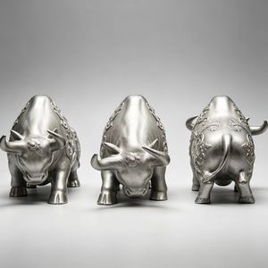 Servicio de Impresión 3D de Metal SLM Personalizado, Escultura de Buey del Zodiaco en Acero Inoxidable, Decoración para el Hogar, Estatua Artística OEM - Product Image 3