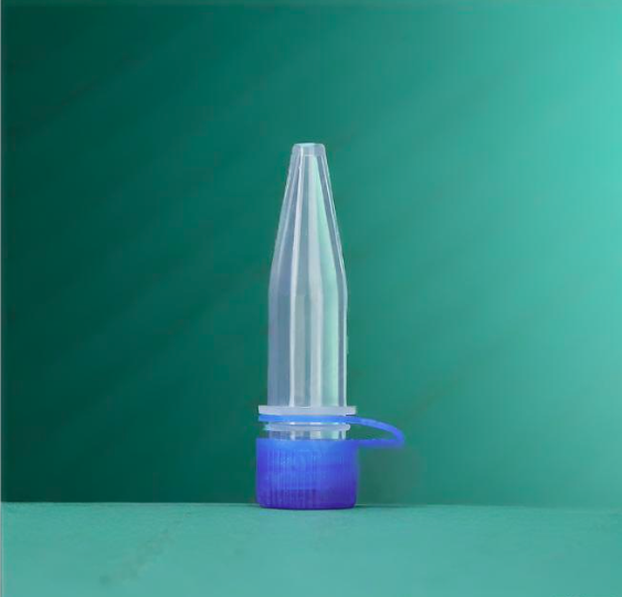 Tubo criogenico da 1,5 ml con fondo a punta e coperchio (500 pezzi/confezione)