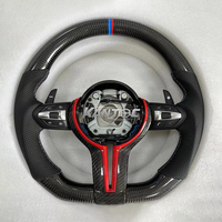 Volants de voiture de haute qualité pour BMW F10 F20 F30 F11 F06 F15 F32 F22 F25 F36 M3 M4 M5 Volant à LED en fibre de carbone