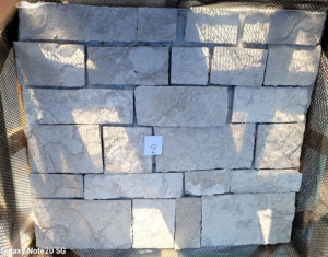 Revêtement de sol en <span class=keywords><strong>pierre</strong></span> calcaire blanc en bois revêtement mural de façade fou - Product Image 3